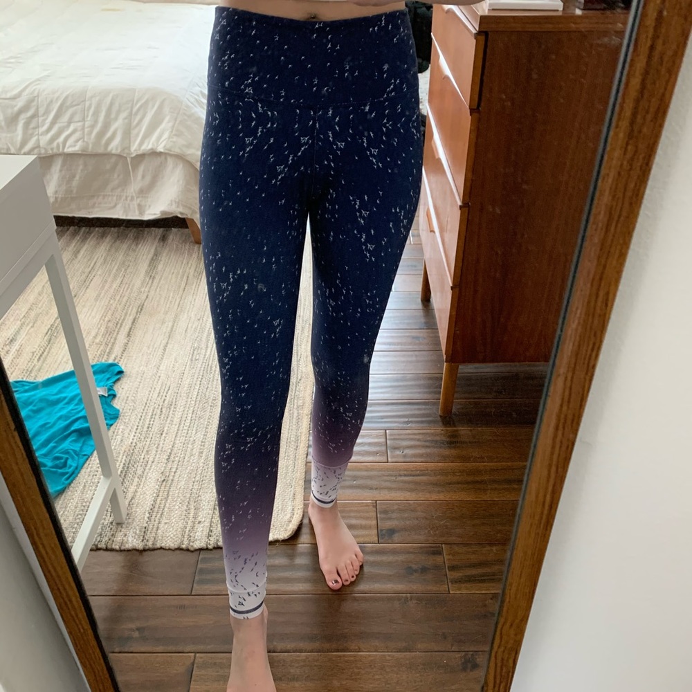 Ombré print leggings